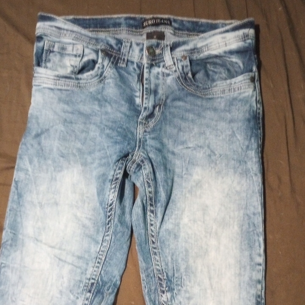 Sleek Blue Skinny Jeans for Men